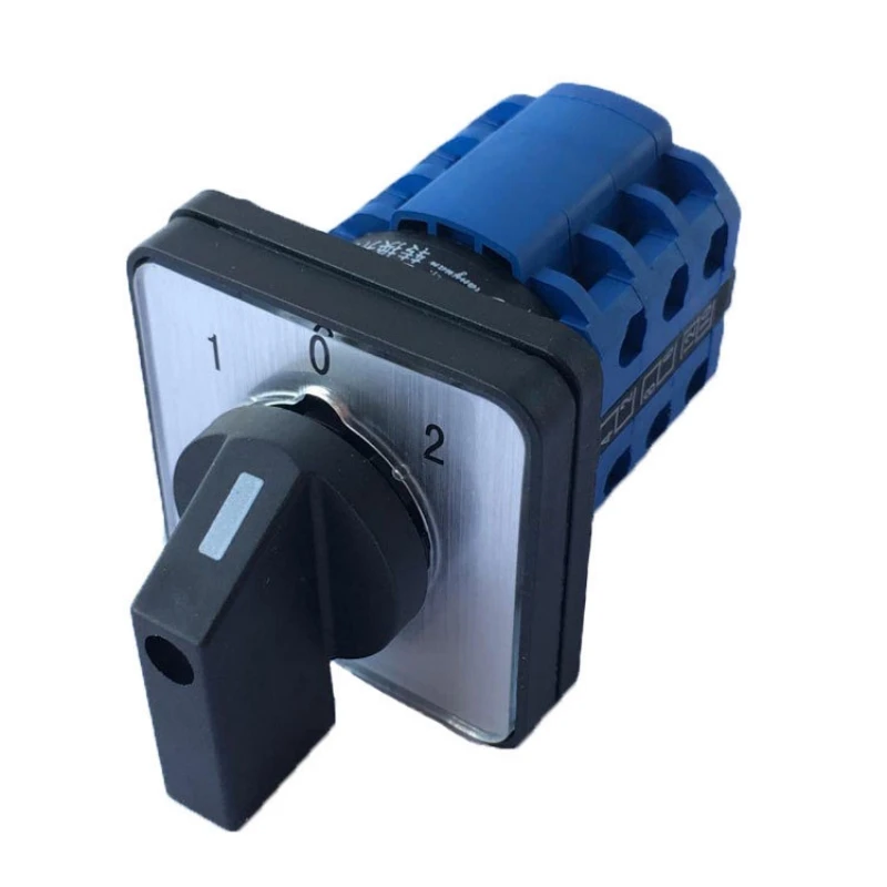 Universal transfer switch with multiple power cuts, rotating on/off knob, motor with forward and reverse rotation of 20A