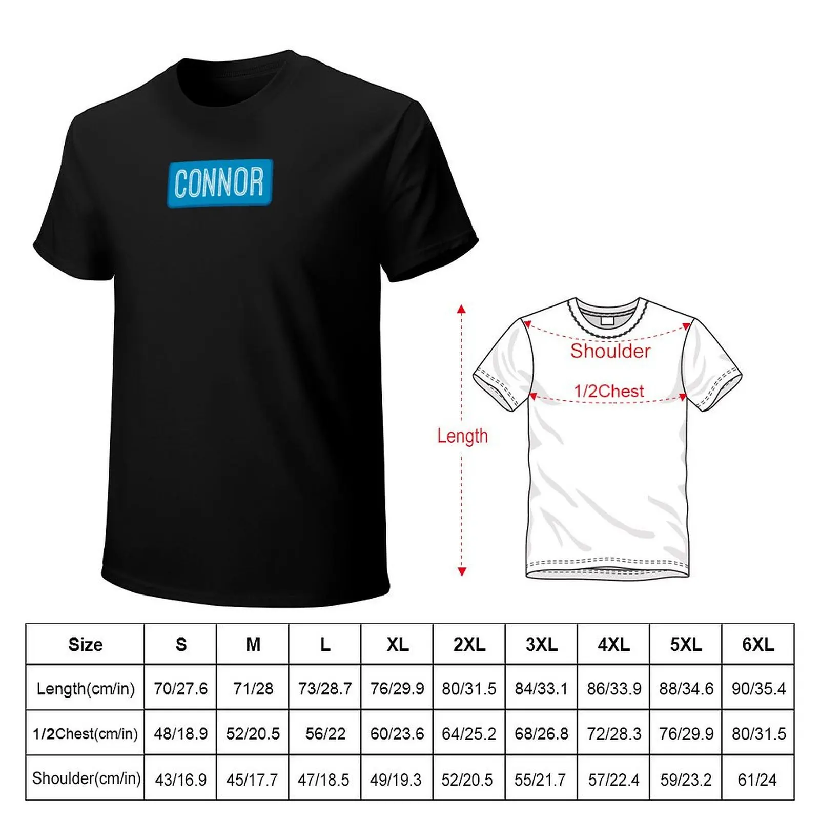 Connor Name T-Shirt Summer Festival T-Shirt