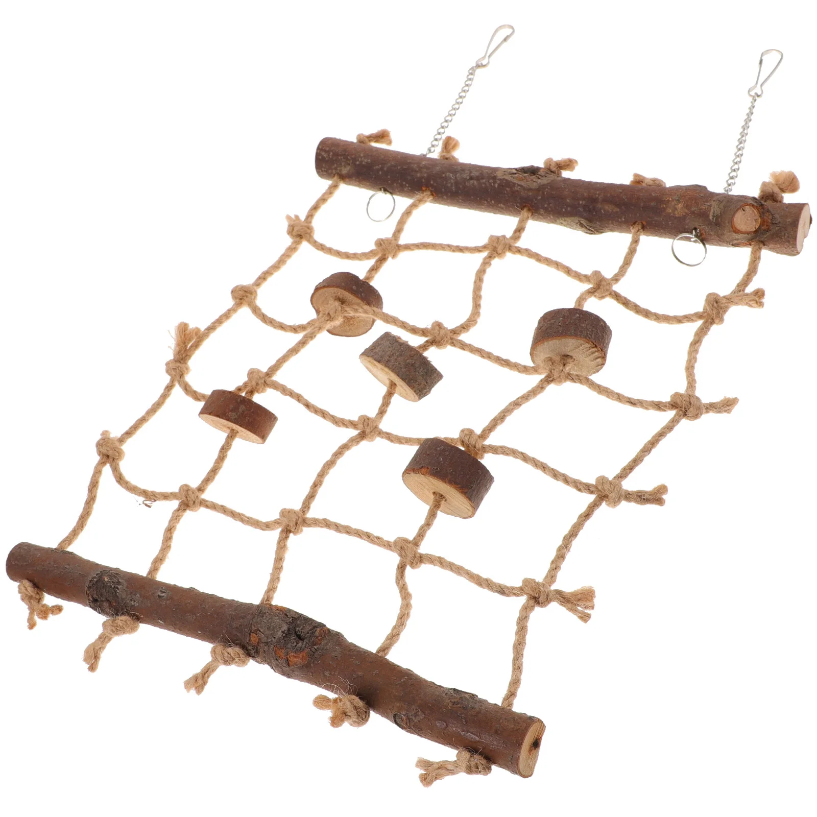 

Parrot Climbing Net Bird Cage Hanging Bite-Resistant Cotton Rope For Conures Parakeets Bird Playground Exercise Equipment