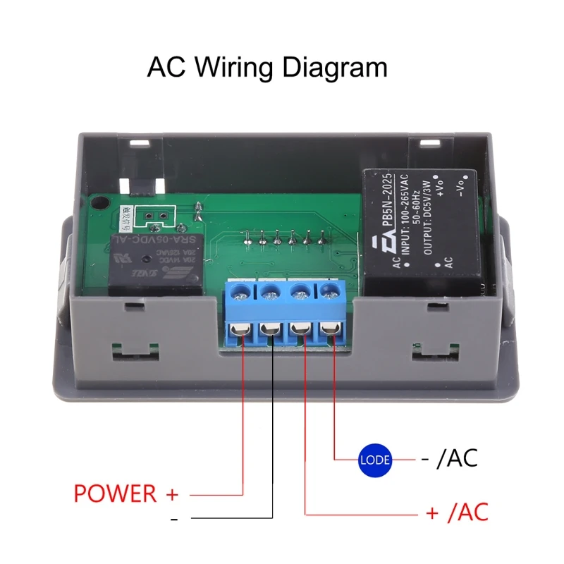 Practical Delay Relay Module with LCD Display for DC 5V 12V 24V Digital Timer Cycle Delay Control Switch Module AC 110V