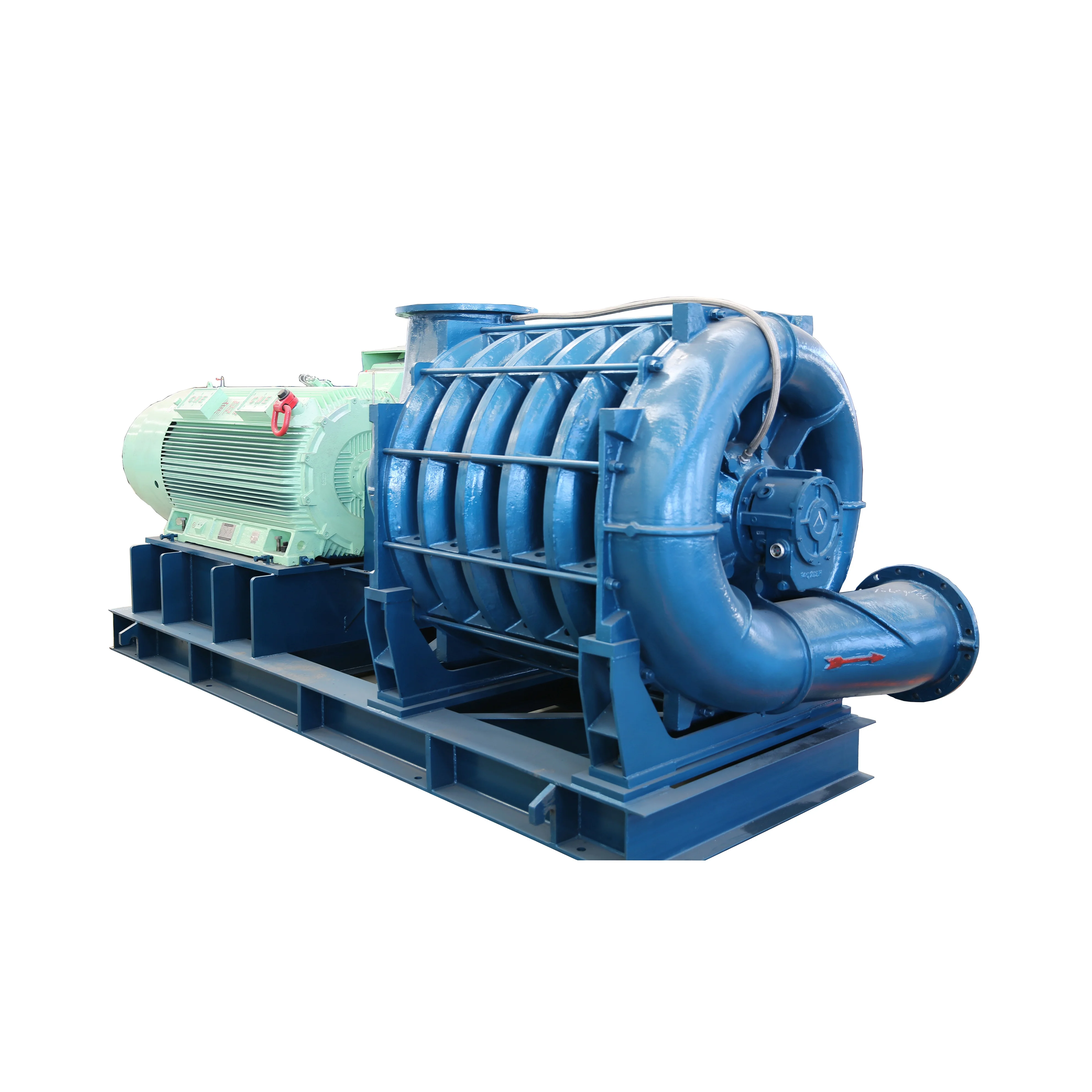 EVP Casting Multistage Centrifugal Blower Vacuum Pump Used In Paper Egg Tray Production Line