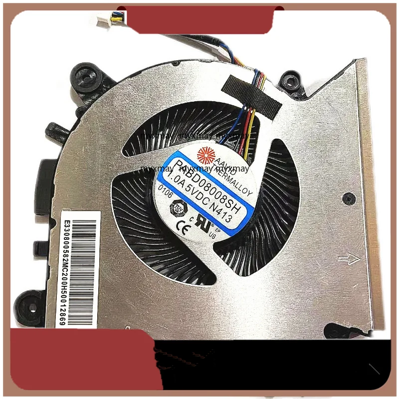 

New CPU Cooler Fan for MSI GF63 GF65 MS-16R1/R3/R5 WF65 Cooling Fan PABD08008SH DC 5V 1.0A N413