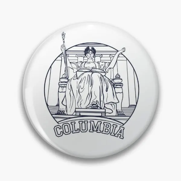 Columbia University  Soft Button Pin Women Gift Lapel Pin Lover Fashion Badge Jewelry Funny Collar Metal Creative Brooch Cute