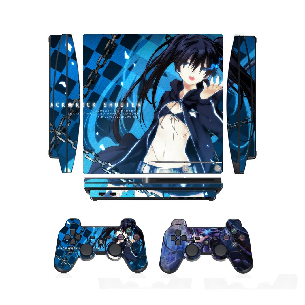 213 ملصق جلدي من الفينيل لهاتف Sony PS3 Slim PlayStation 3 Slim و2 ملصقات جلود وحدة التحكم