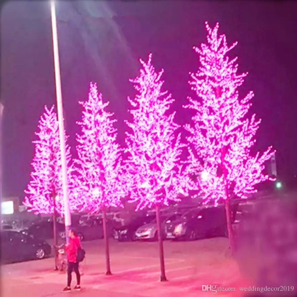 1.5M Height LED Artificial Cherry Blossom Tree Light Christmas Light480pc LED Bulbs 110 220VAC Rainproof fairy garden Christmas