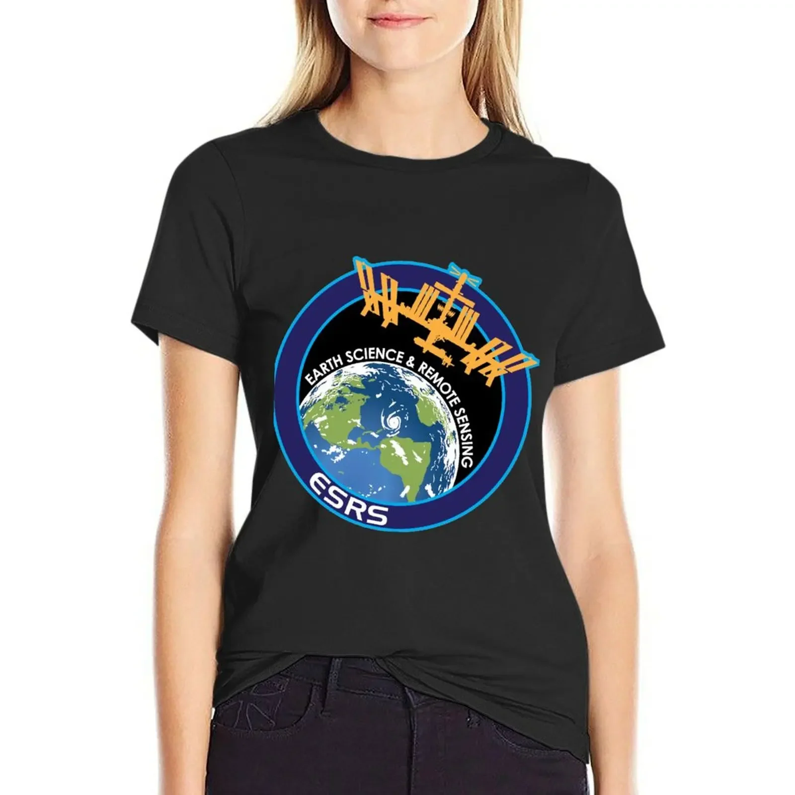 

Earth Science and Remote Sensing Unit Logo T-Shirt new edition Blouse customizeds ariat shirts for Women