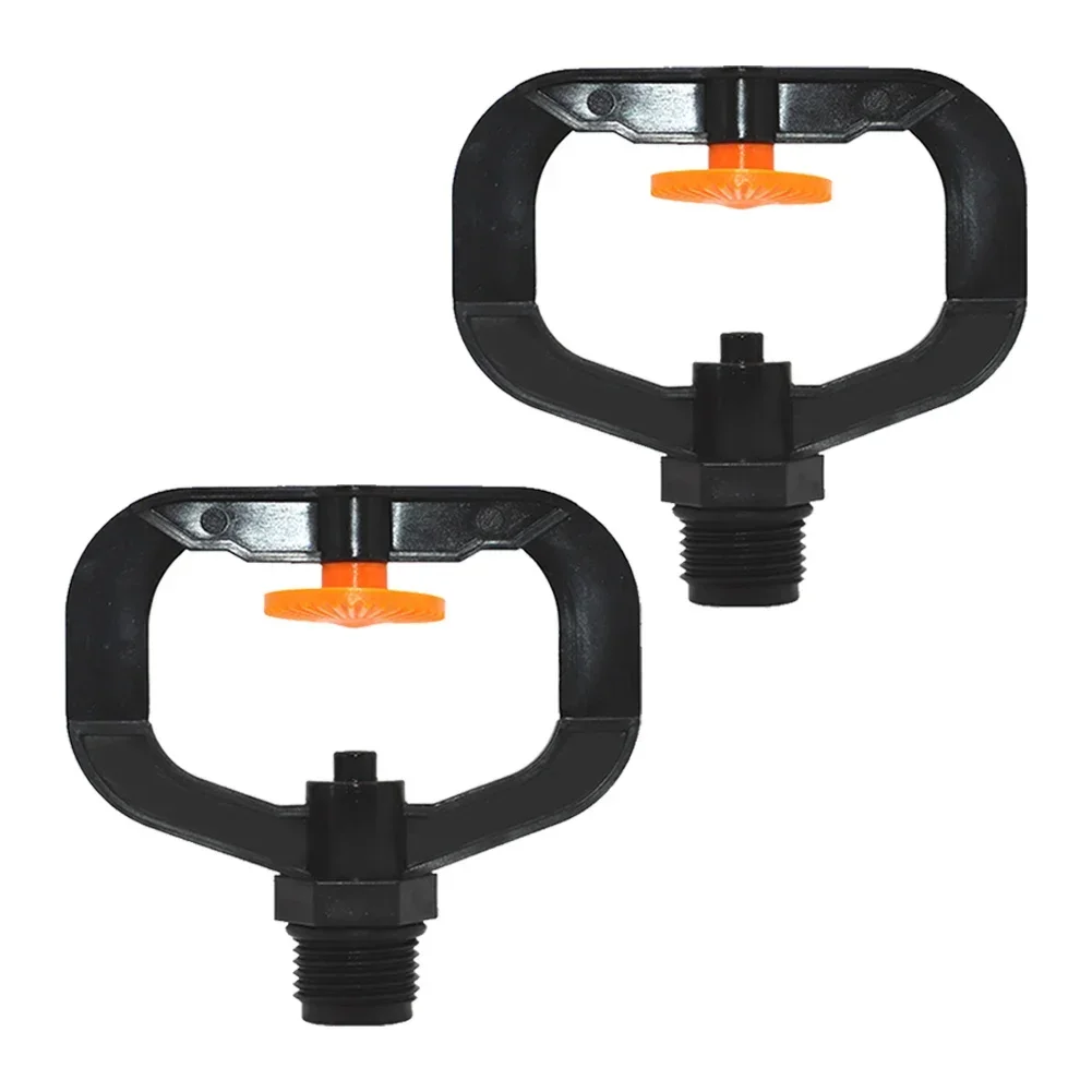 2pcs 4min DN15 Butterfly Refractive Micro-injection Nozzle Male Thread Refractor Nozzle Garden Agricultural Irrigation Sprinkler