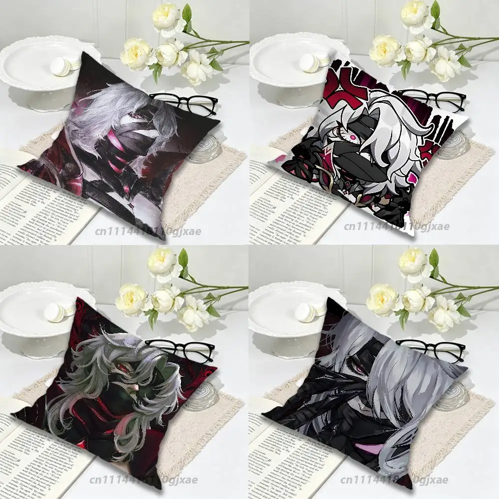 G-Genshin Rerir Reflective Pillow Case Living Room Sofa Cushion Cover Suitable For Home Bedroom Room Decoration