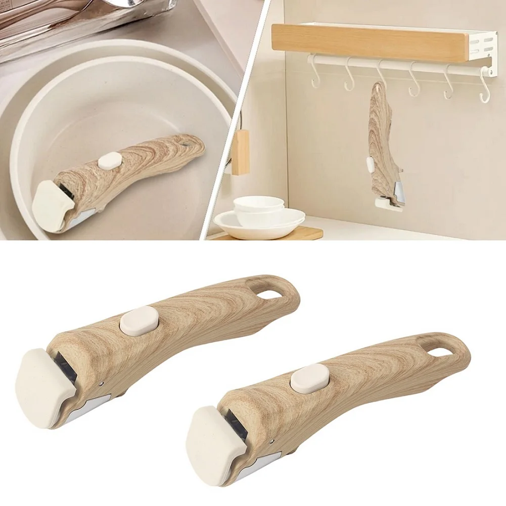Removable Handle for Cookware with Ergonomic Design and Textured Grip Enhancing Control During Heavy Load Handling