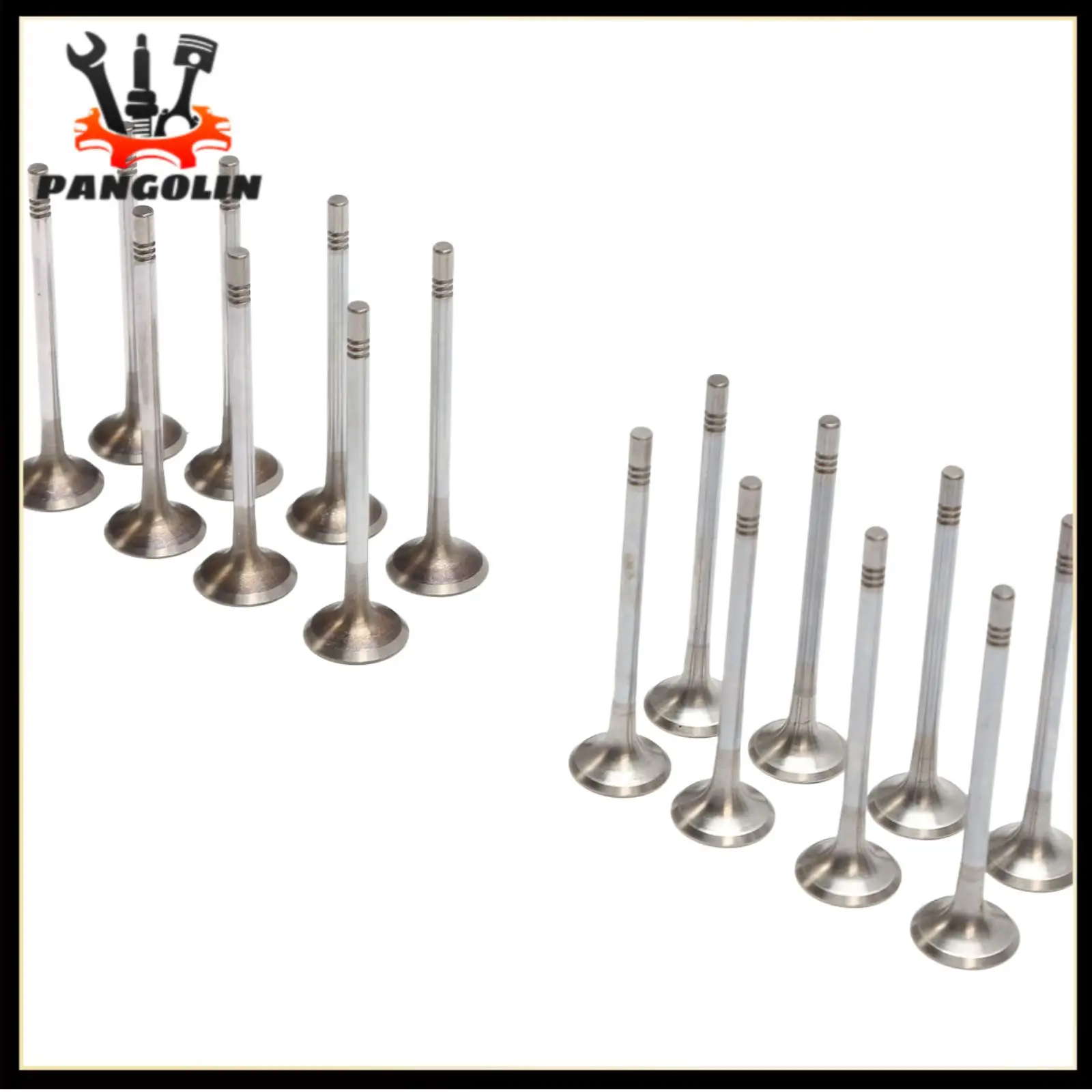 

1Set Exhaust Valve Set 03L109601 03L109611 16Pcs Inlet & Exhaust Valve For TDl 2.0T VW Beetle Golf Tiguan Touran Audi Seat Skoda