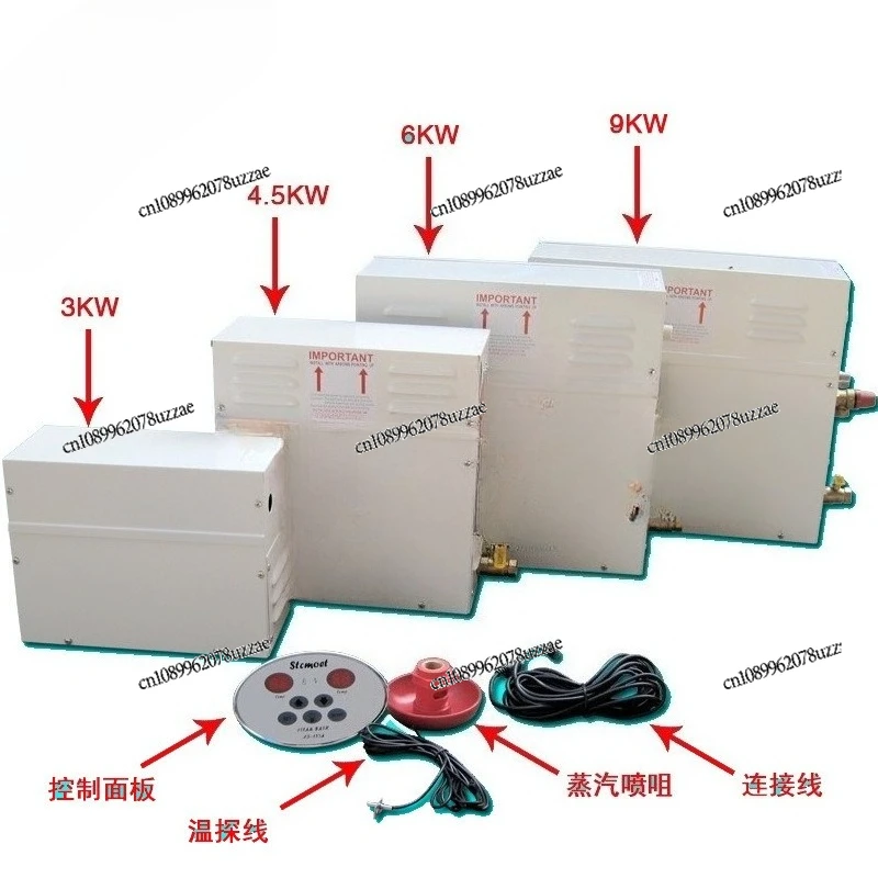 Wet Steam Machine Wet Steam Room Engine 3-18KW Generator, Sauna, Sweat Stove Steam Bath
