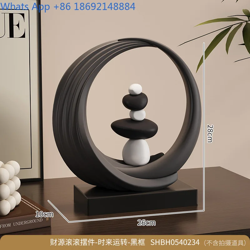 Prosperous New Chinese Style Light Luxury Office Desktop Home Decor Housewarming Gift Living Room Decoration Ornament