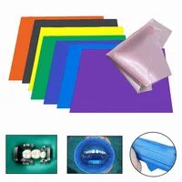 52/36 Uds hoja de dique de goma Dental tela de barrera de sutura Oral 6x6 5x5mm barrera de látex de goma Natural dique suministros quirúrgicos de dentista