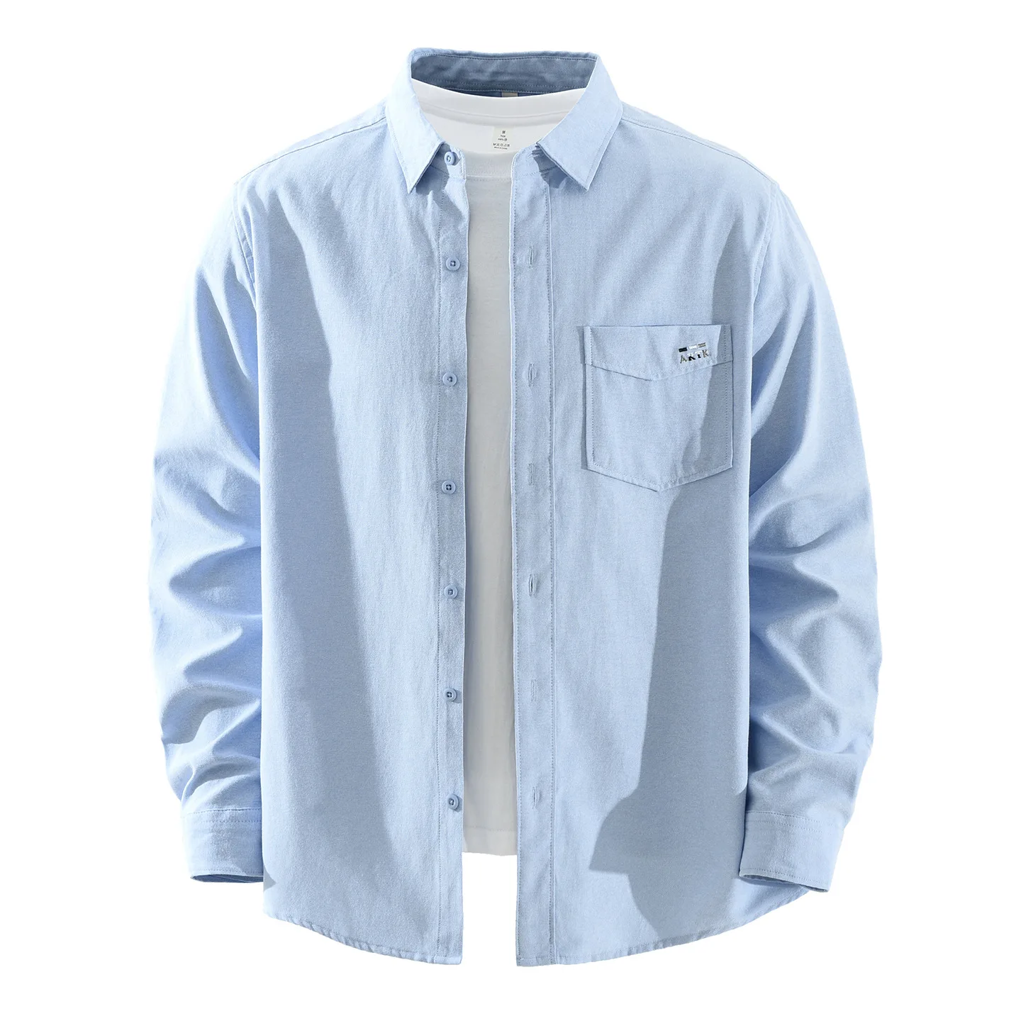 

Японская мужская рубашка с длинным рукавом, вышитая, свободного кроя, повседневная, модная, художественная, свободная, для ежедневной носки, из смесового полиэстера