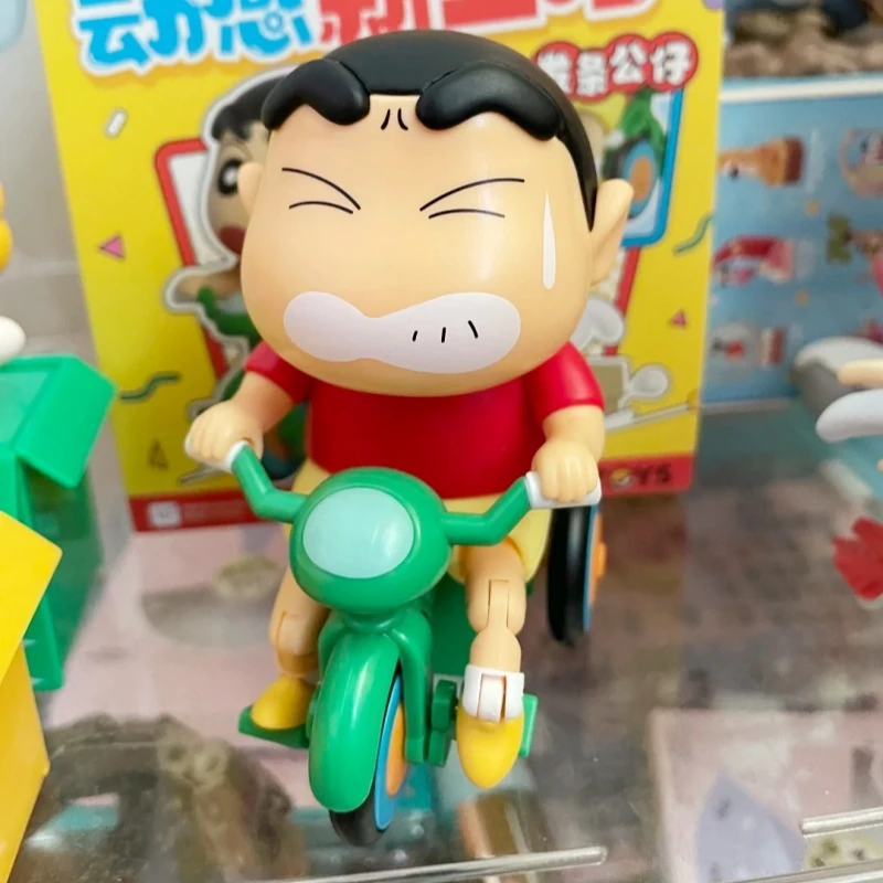 

Blind Box Crayon Shin-Chan Dynamic Shin Life Mystery Collectible Wind-Up Toy Desktop Decorationy Birthday Gifts High Quality Toy