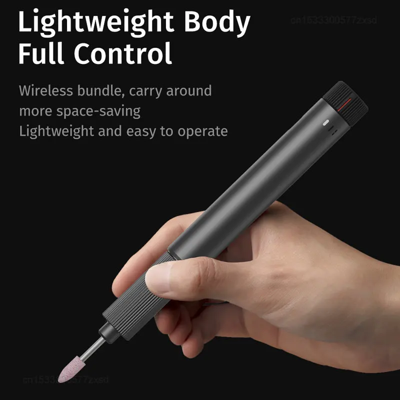 Imagem -02 - Xiaomi Duka Atuman Mini Broca Elétrica Grinder Carving Pen Velocidade Variável Rotary Gravador Caneta Polimento Angle Grinder Ferramenta Mão