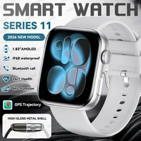 2026 nuevo reloj Original serie 11 reloj inteligente para mujer Bluetooth llamada NFC IP68 impermeable HD AMOLED pantalla GPS Track hombres Smartwatch