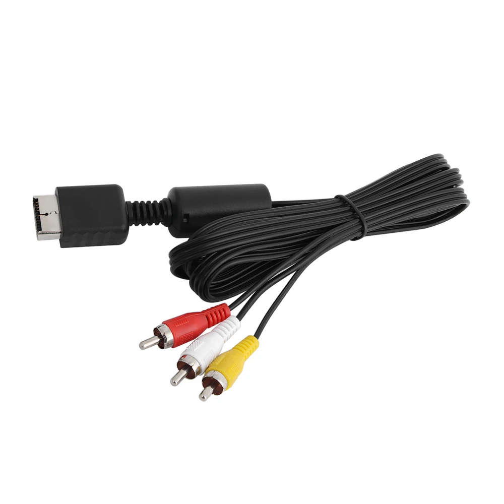 Cable AV de Audio y vídeo para consola Sony Playstation 1, 2, 3, RCA, Cable de cobre, PS2RGB, PS2AV Multi