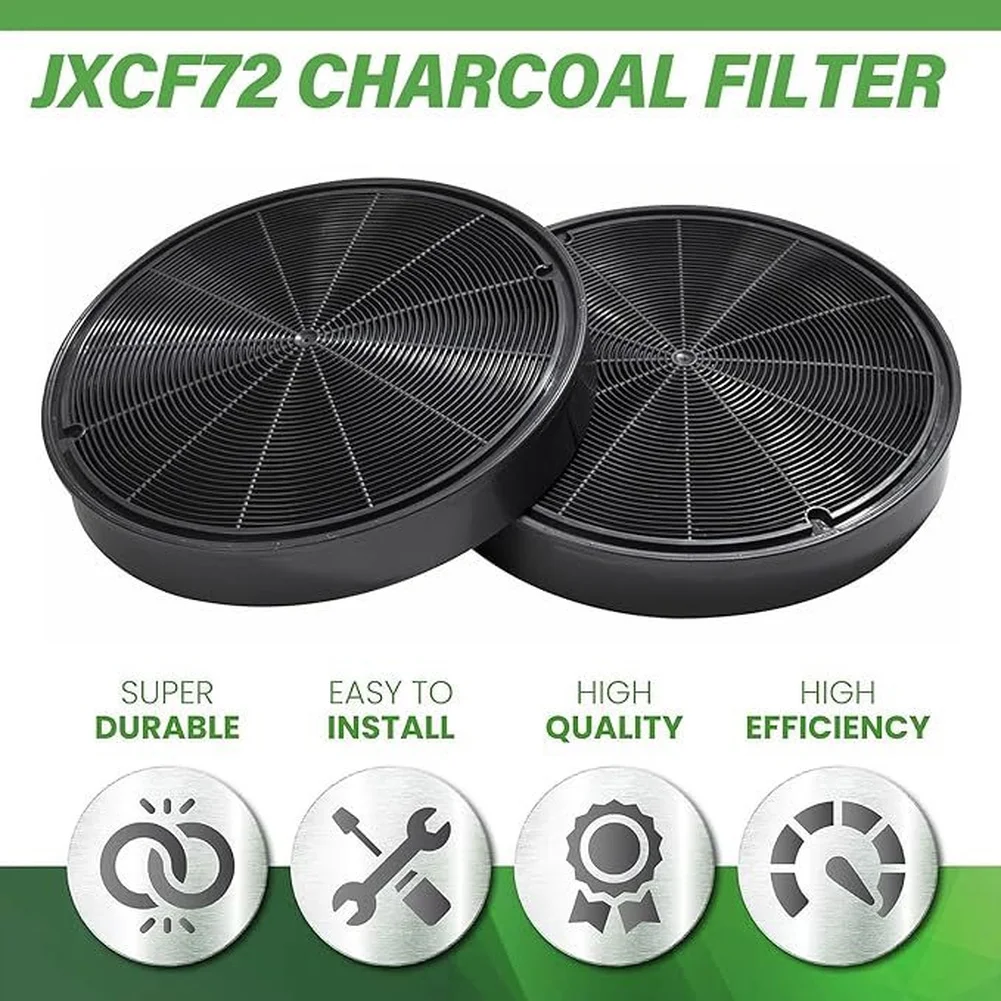 Compatible Charcoal Filter JXCF72 For GE Bosch= Kitchen Vent Hoods, High Efficiency Carbon Replacement For 30 36 Inch Models
