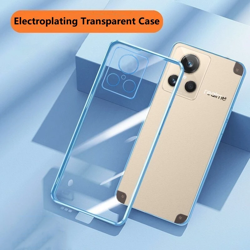 Cover For Realme GT2 Master Explorer Edition Case Luxury TPU Soft Silicone Transparent Case For Reami GT 2 MEE Stylish Bumper