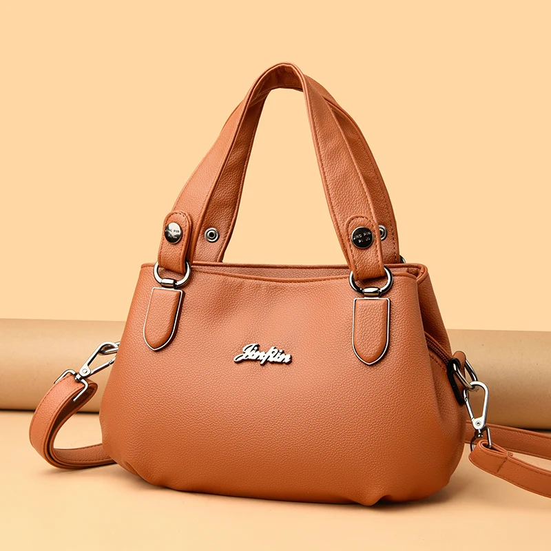 

High Quality Ladies Soft Leather Shoulder Sac Designer Luxury Handbags Tote Bags for Women New Female Crossbody Messenger Bags