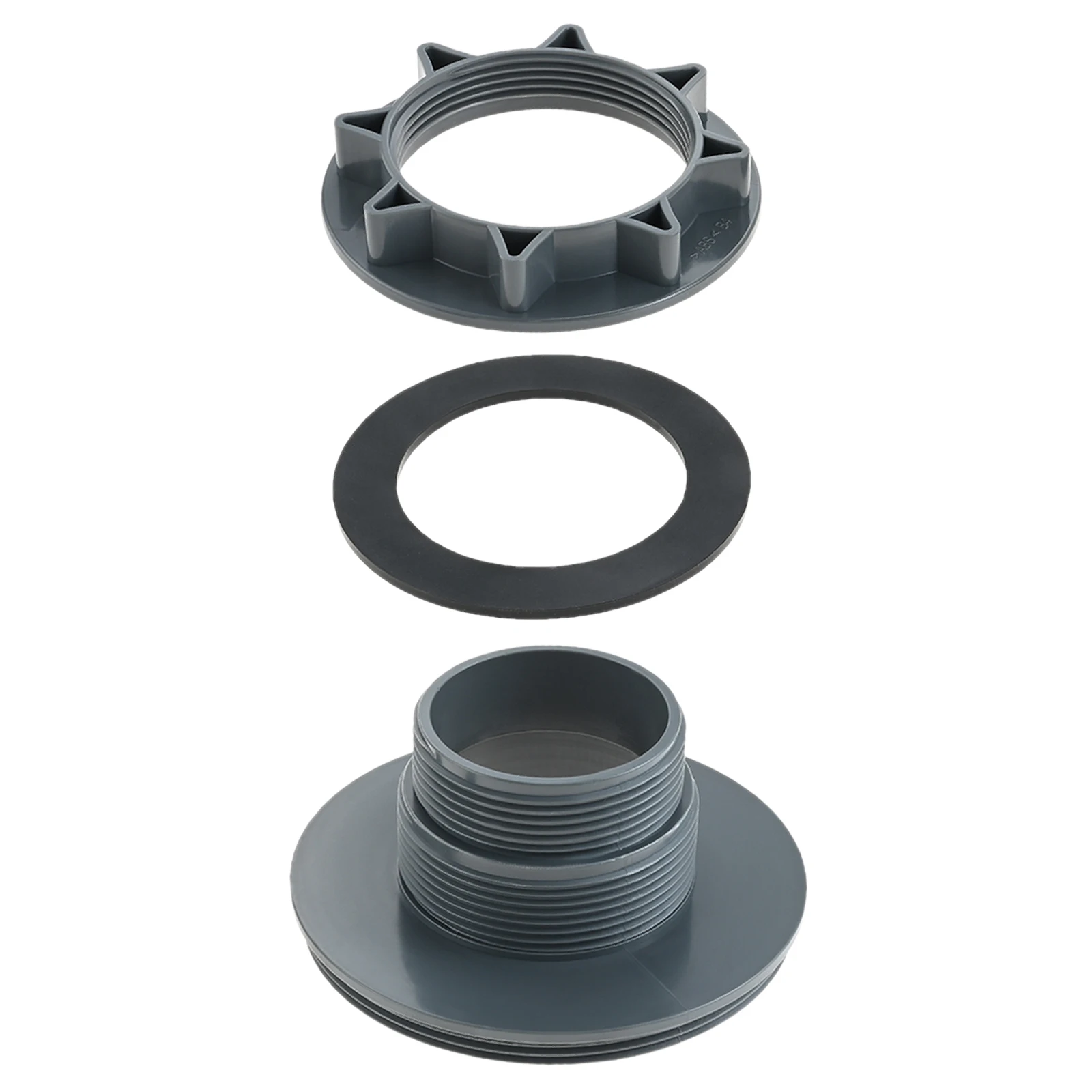 

1PC Pool Threaded Strainer Connector Adapter Replacement Part For Intex 10744 Threaded Inlet Compatible With 26341W 26345W