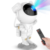 LED Galaxy Star Astronaut Projector 360°Adjustable Starry Sky Night Light Decoration Bedroom Room Decorative for Children Gifts