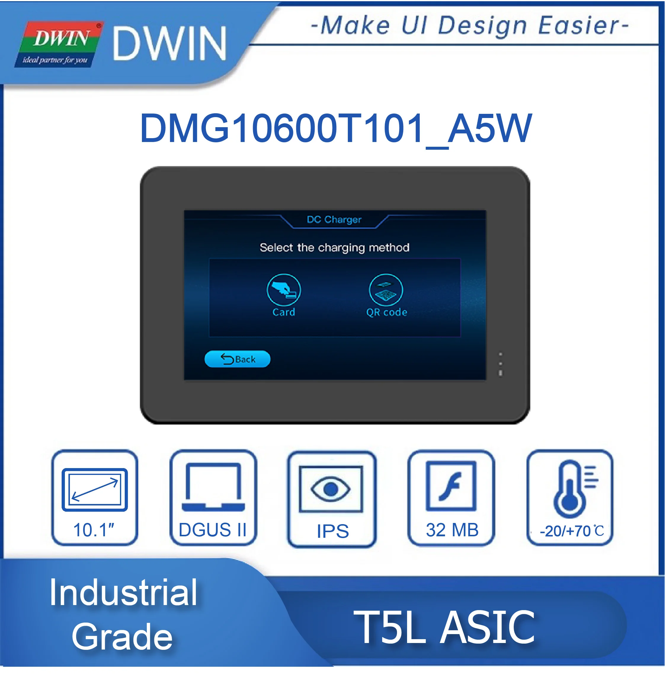 DWIN 4.3\'  5\'  7\'  10.1\'  Industrial Grade With Enclosure Touch Panel Serial TFT LCD HMI Display RS232/RS485