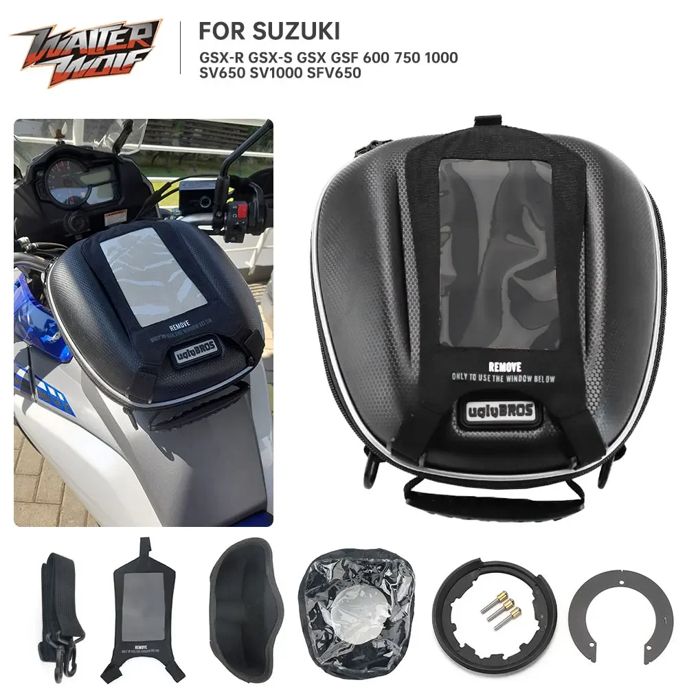 2024 For Suzuki Tanklock Luggage Tank Bags GSF 650 1250 N/S Bandit SV650 SV1000 GSXR600 GSXR750 GSX-R GSXS GSR 1000 750 GSX1300R