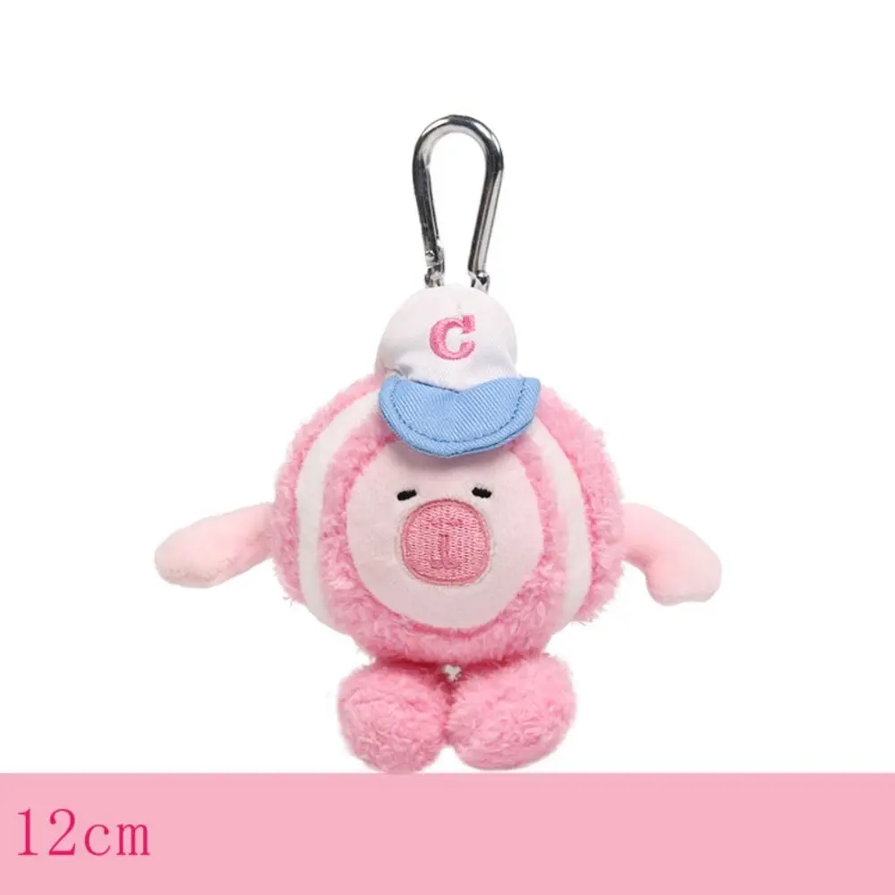 1pc Multicolor Plush Capybara Keychain Stuffed Animals Cartoon Capybara Simulation Capybara Pendant Accessories Kids Toy