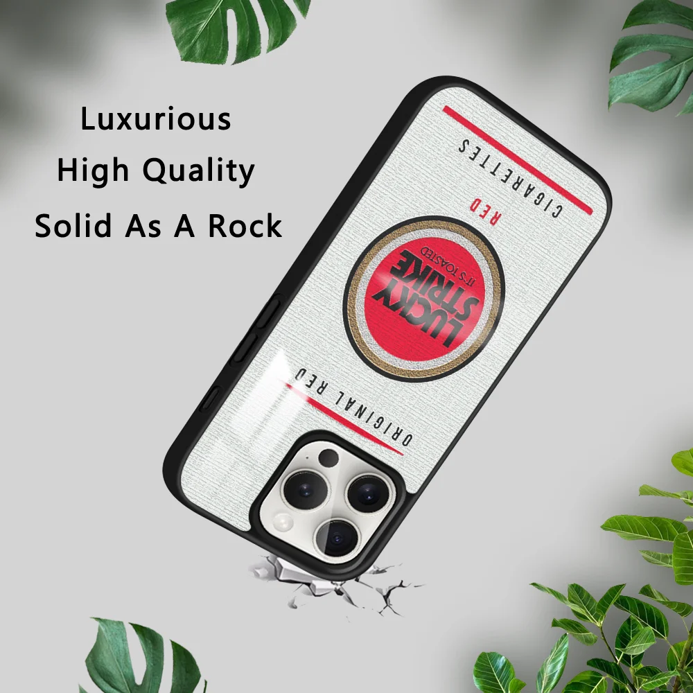 ل LUCKYS-جراب هاتف سجائر لهاتف آيفون ، آيفون 16 ، 15 ، 14 ، 13 ، 12 ، 11 برو ، XS ماكس ، ميني بلس ، خلوي ، فوندا صلبة