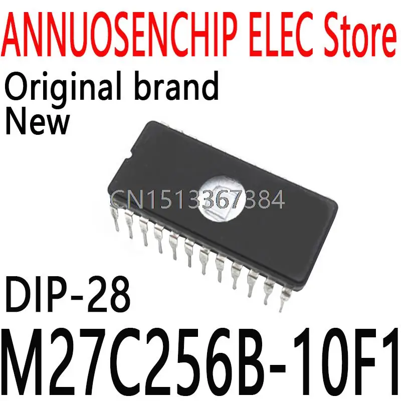 10PCS New and Original  M27C256B 27C256  256KBIT 120NS DIP-28 M27C256B-10F1