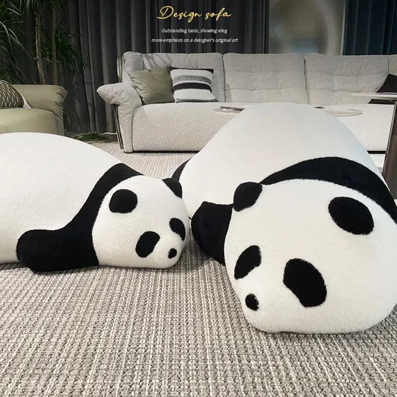 Lazy Sofa Casual Sofa Chai Balcony Floor Standing Style Single Child Sofa Panda Sofa Living Room Sofas Couch Furniture Sofa Bed