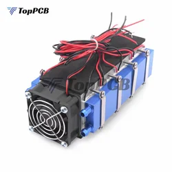 12V 576W 8 Chip Semiconductor Thermoelectric Cooler Peltier Electronic Cooling Radiator Air Conditioner Refrigerator cooler