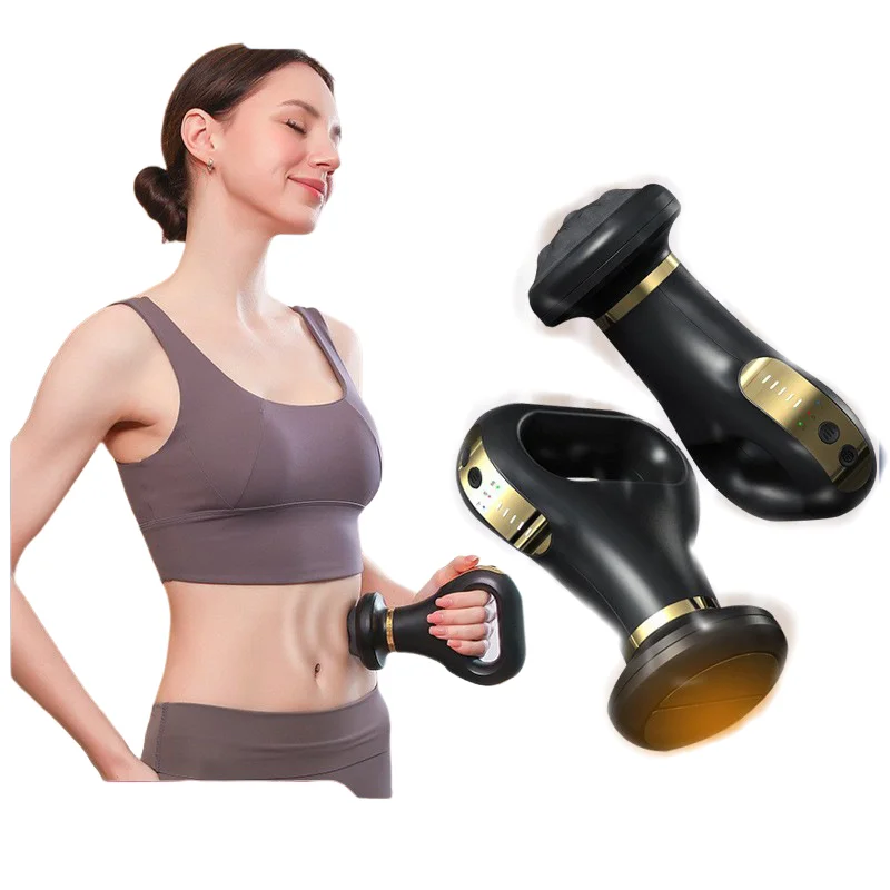 

Handheld Multifunctional Low-Frequency Pulse Hot Compress Massager for Deep Muscle Tissue Relaxation Vibration Massage Device