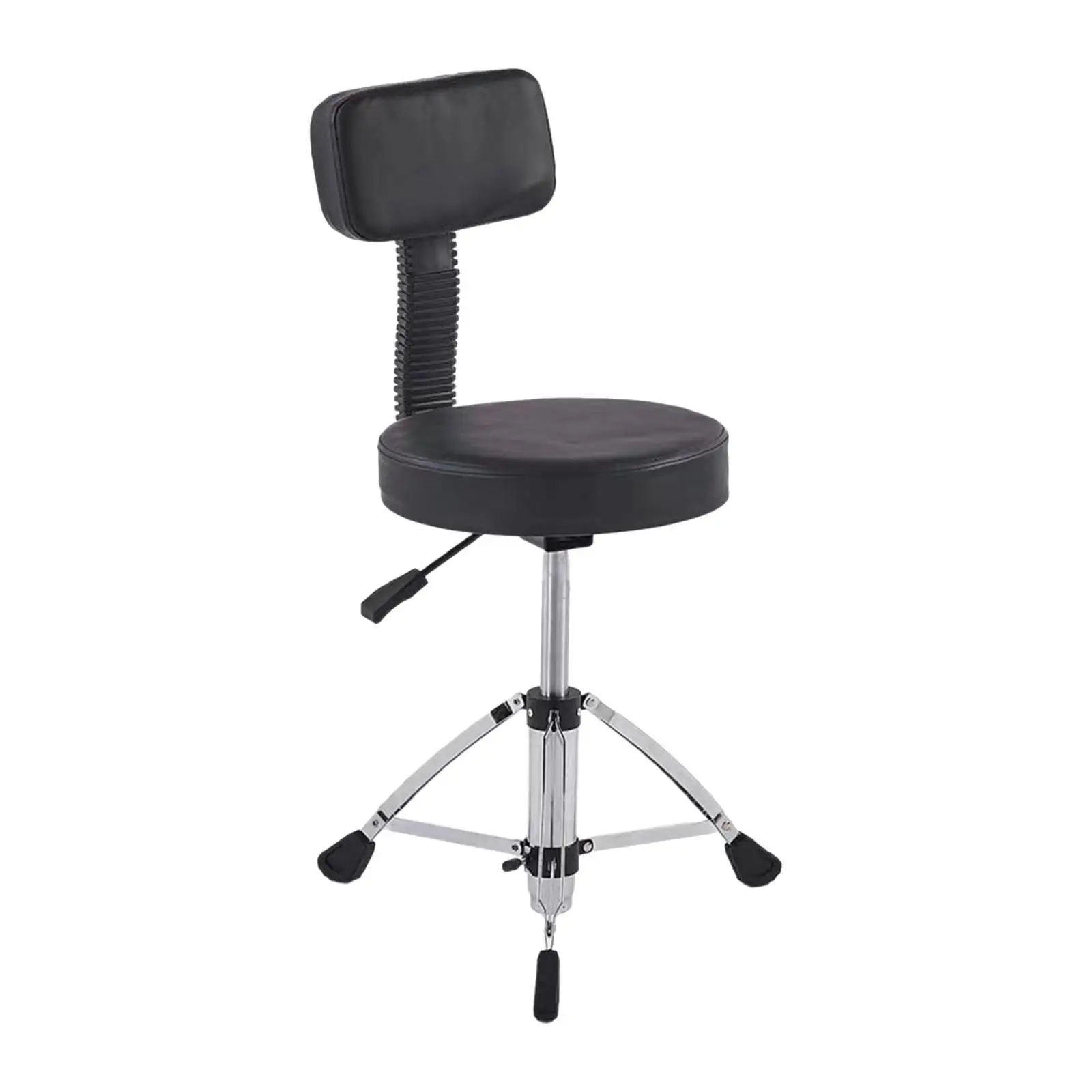 Drum Throne with Backrest Drum Chair Stool,with Anti Slip Feet Portable Comfortable Height Adjustable Drum Seat Drum Stool