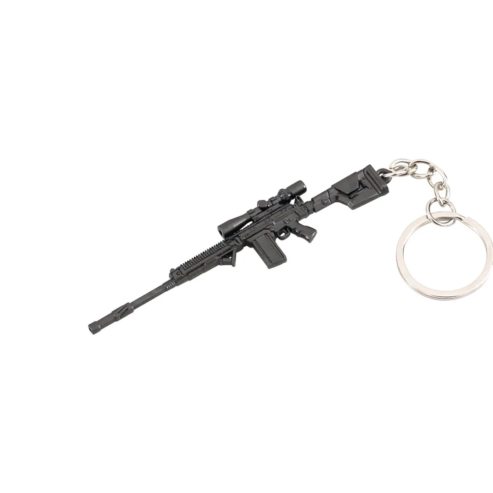 9 センチメートルアリーナブレイクアウトガンミニ FAL アサルトモデル合金ペンダントキーホルダー小道具武器コレクション誕生日プレゼントアクセサリーおもちゃ男の子