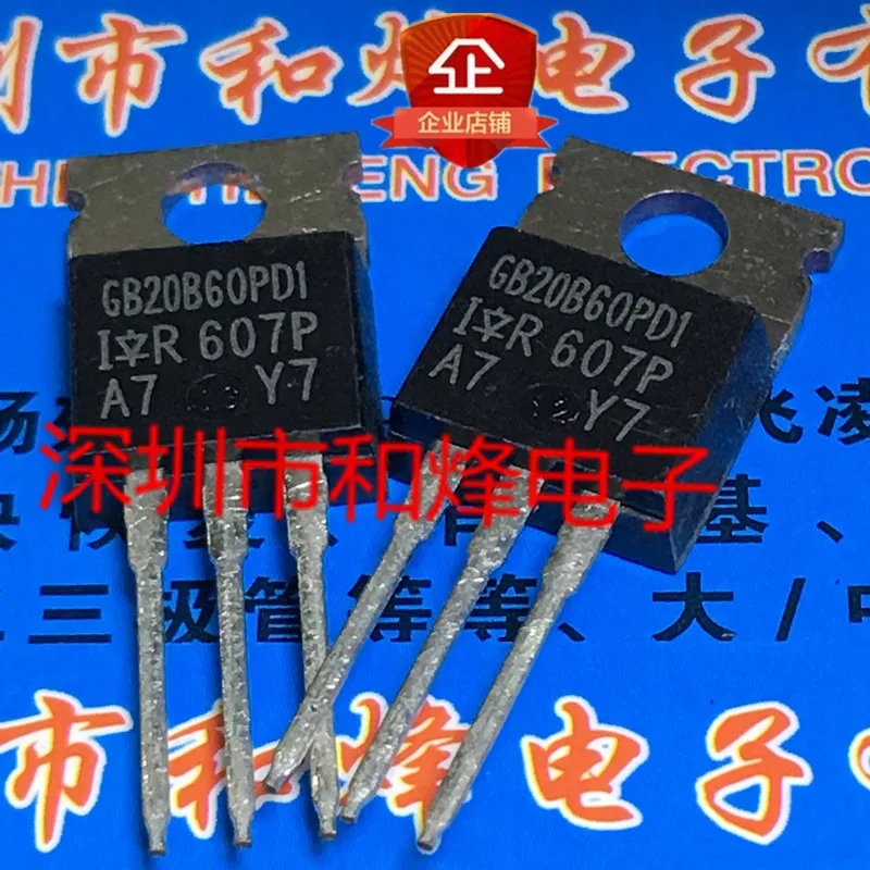 5PCS-10PCS IRGB20B60PD1 GB20B60PD1  TO-220 600V 20AQuality guarantee Fast Shipping On Stock