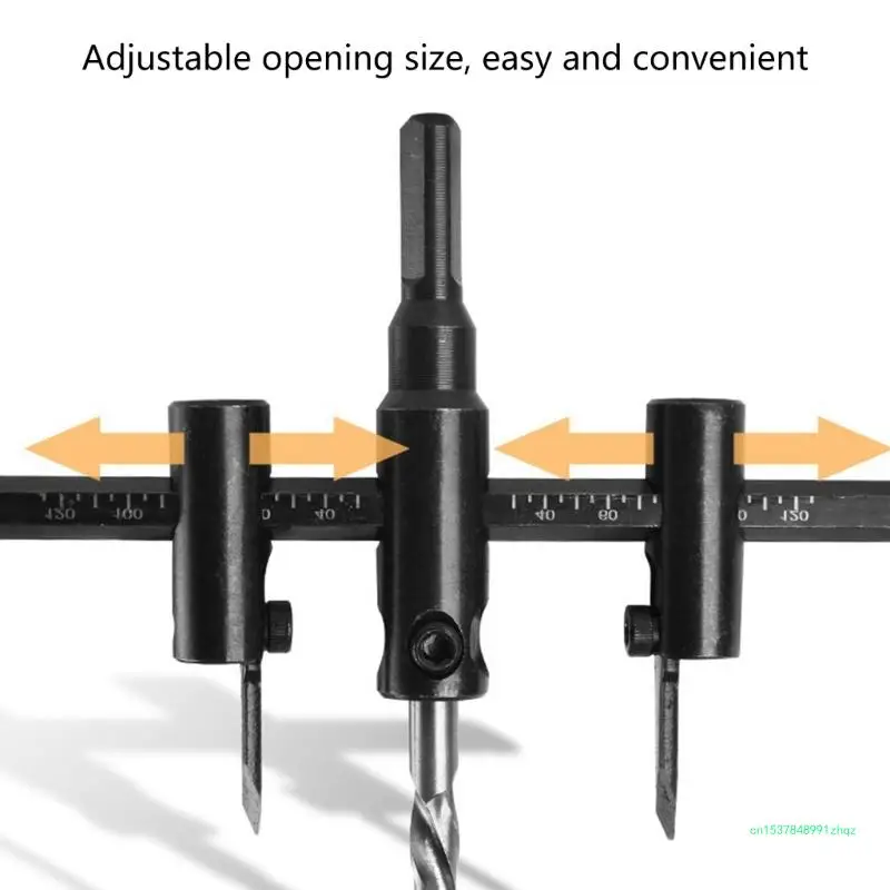 كفاءة ثقب القاطع قابل للتعديل ثقب معدني المنشار الكهربائي اليد الحفر حفرة فتاحة