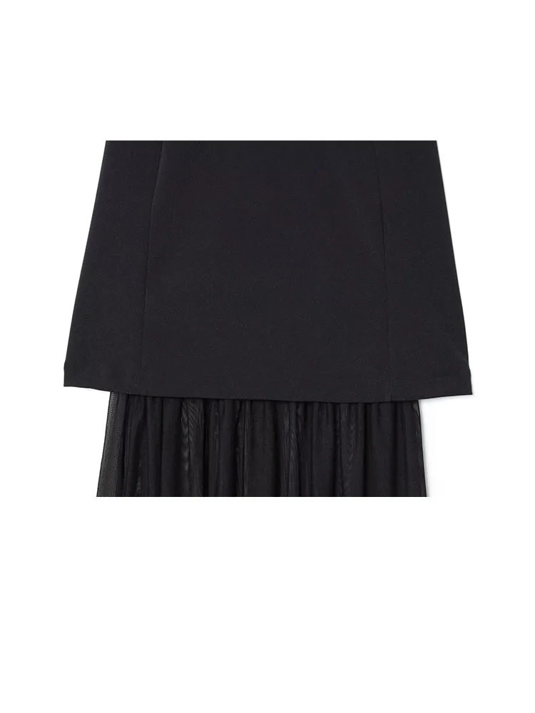 HH vrouwen elegante sexy mouwloze backless lange jurk vrouw zomer zwarte geplooide jurk slanke feestavondjurk mujer