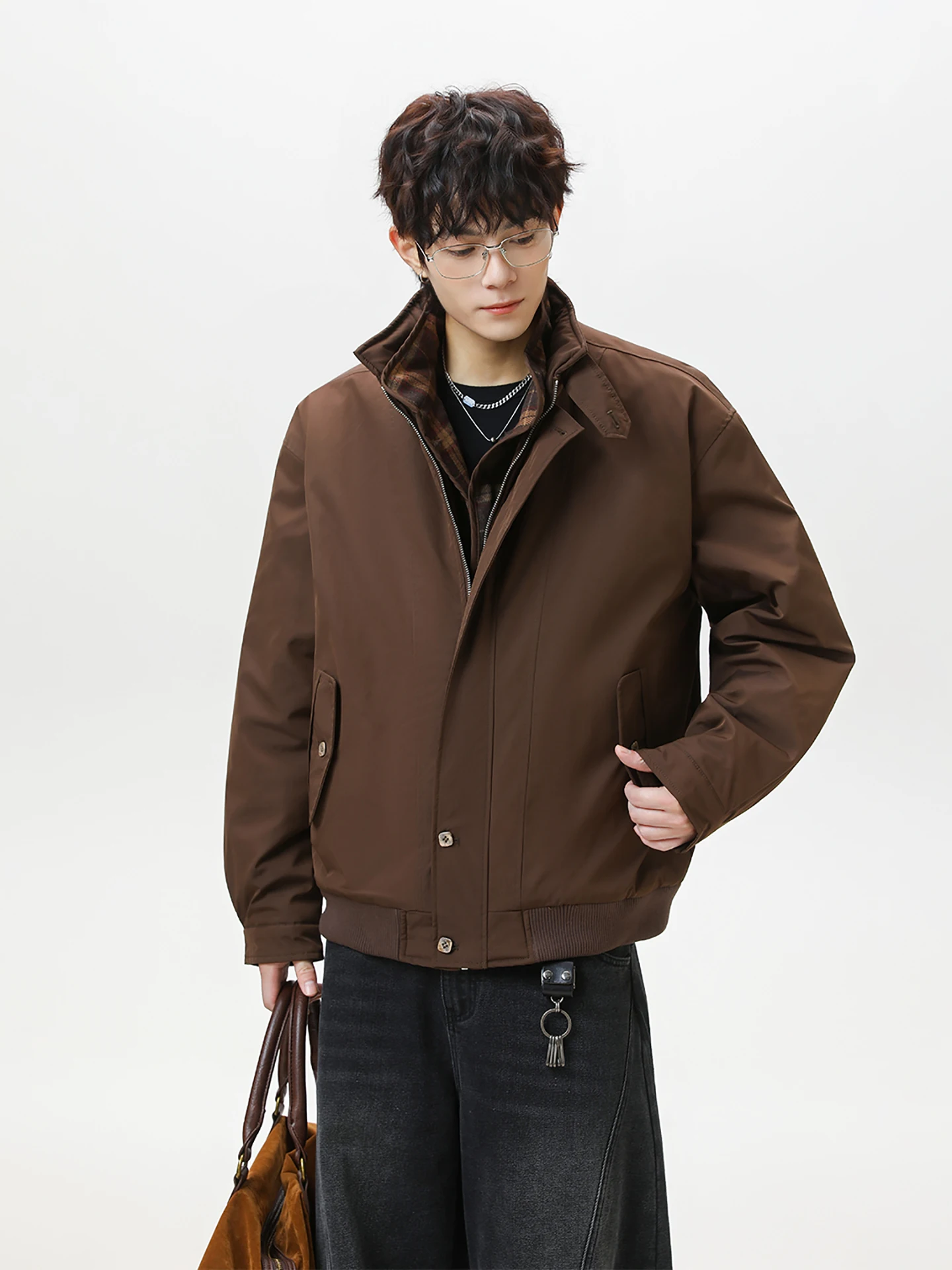 

Зимняя куртка-пуховик BOYUE из хлопка с воротником на молнии, повседневная, унисекс, для молодежи, с капюшоном