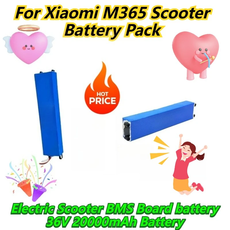 

For Xiaomi M365 Scooter Battery Pack Electric Scooter BMS Board battery 36V 20000mAh Battery