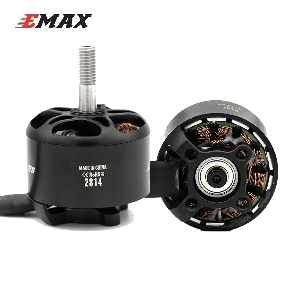 

EMAX 2814 PRO 730KV/830KV Бесщеточный двигатель 3-6S, совместимые с пропеллерами 8-10 дюймов для RC FPV дальнего дрона