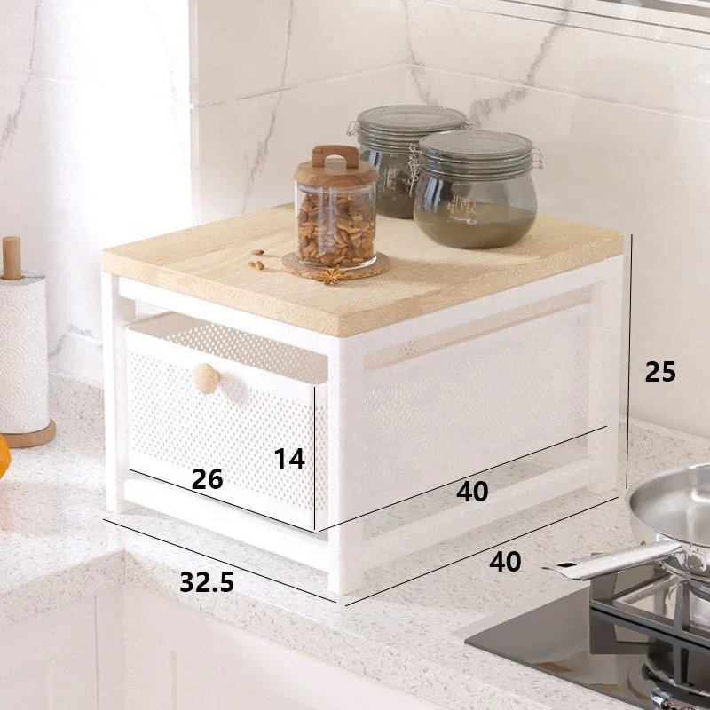 Multi-layer Kitchen Islands Carts Cart Crevice Basket Multi-functional Pull-Out Fruit Vegetable Storage Rack Floor-Standing
