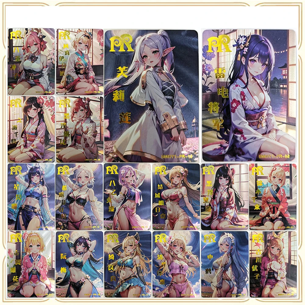 Anime Goddess Story EX SSP SGP SSR SR PR Premium Flash Card Boy Games Toys Collectible Cards Christmas Birthday Present