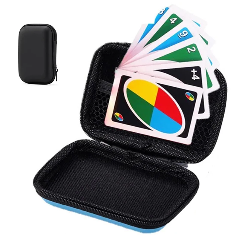 1Pcs UNO Storage Card Games Box Card Sleeves Board Game Tarot Three Kingdoms Poker Cards Protector Multicolor Boy Birthday Gifts