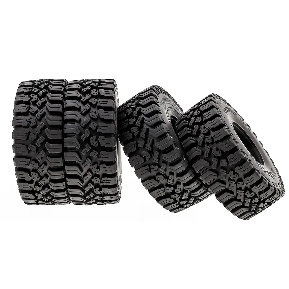 

For 1/10 Rc Crawler Car Trax/as Trx4 Axial Scx10 Wraith Scx10 Yikong Rgt Wrangler 4pcs 1.9 Inch Rubber Tyre 120*48mm