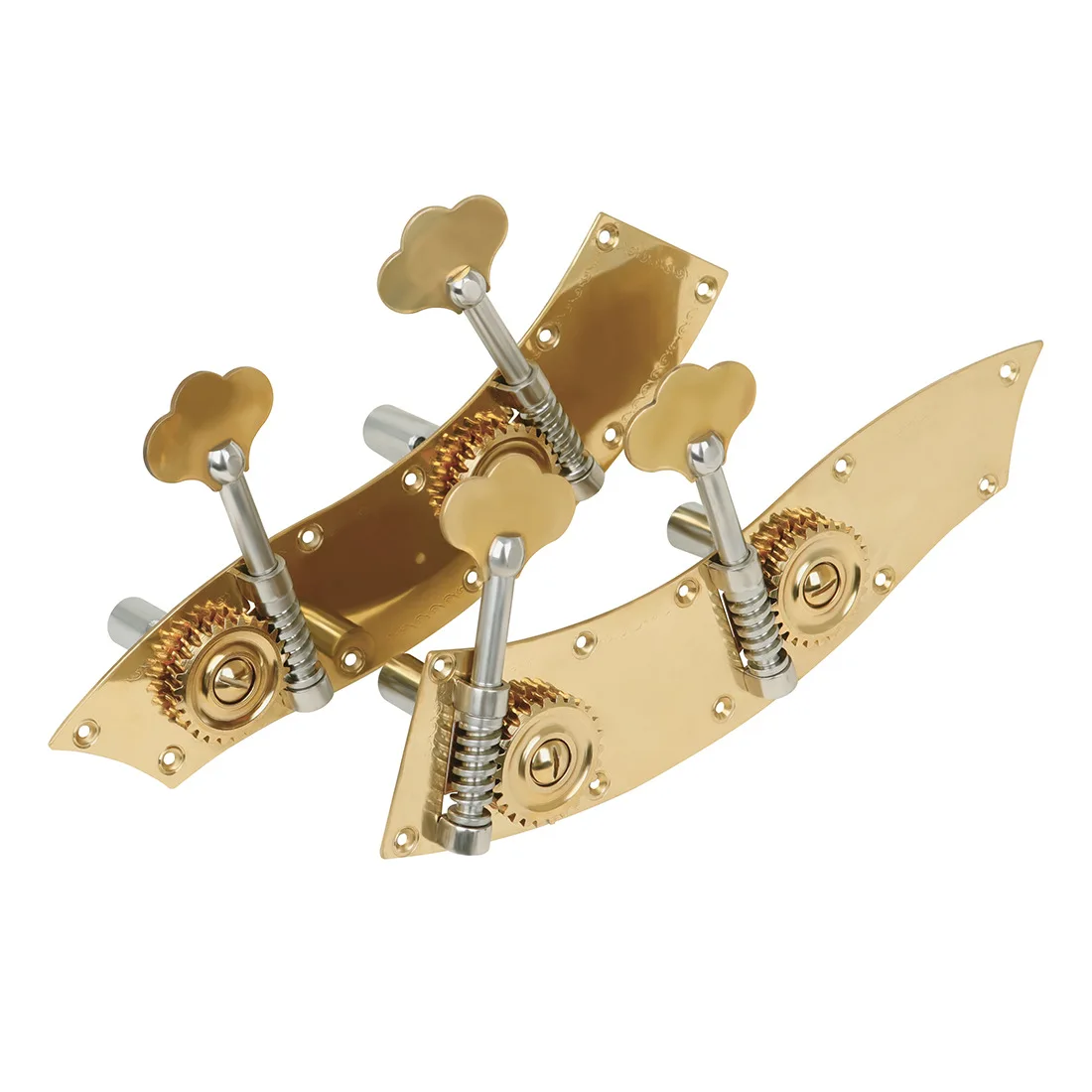Double Bass Tuning Pegs Set of 2, Classical Bass Machine Heads, Open Gear Bass Tuners Instrument Parts