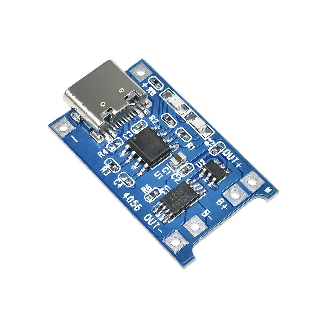 1 قطعة مايكرو USB 5 فولت 1A شاحن بطارية ليثيوم وحدة TP4056 ليثيوم شحن مايكرو/Type-c/وحدة شحن صغيرة مع حماية