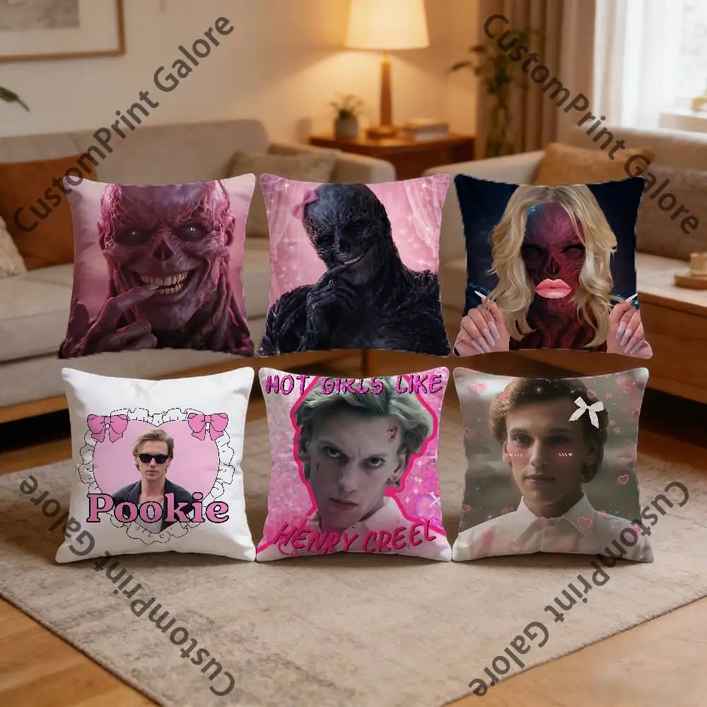 

J-Jamie C-Campbell Bower HD Print Square Pillow Cover Polyester Lightweight Customizable for Home Office Sofa Decor